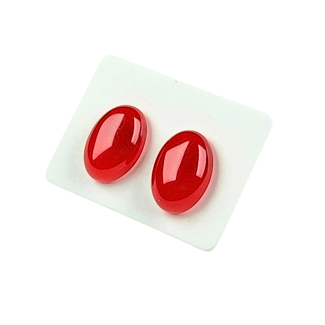 Post-Stud Gemstone Women-Men Earrings #1