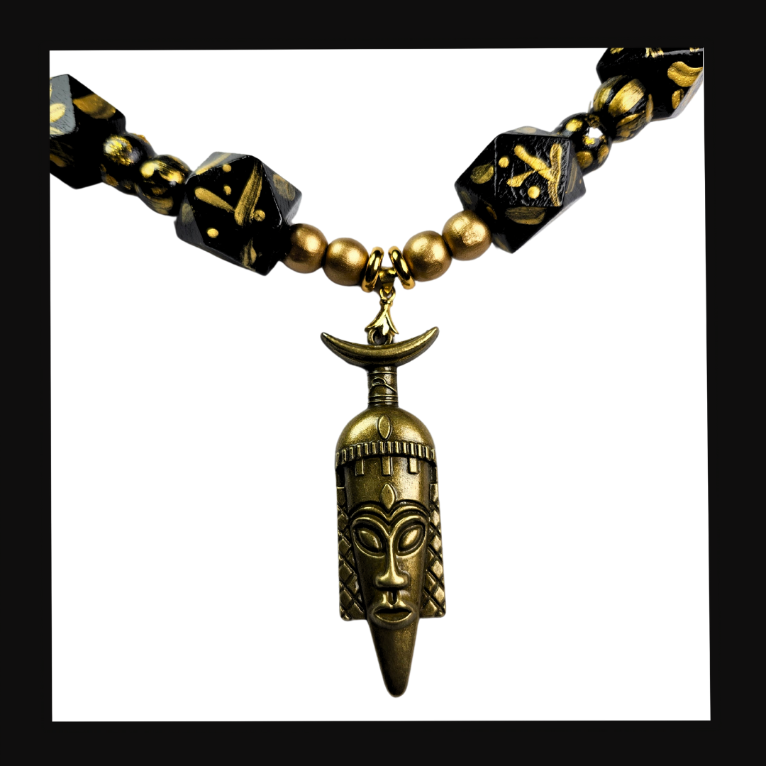 Man's Tribal Inspired Necklace Set