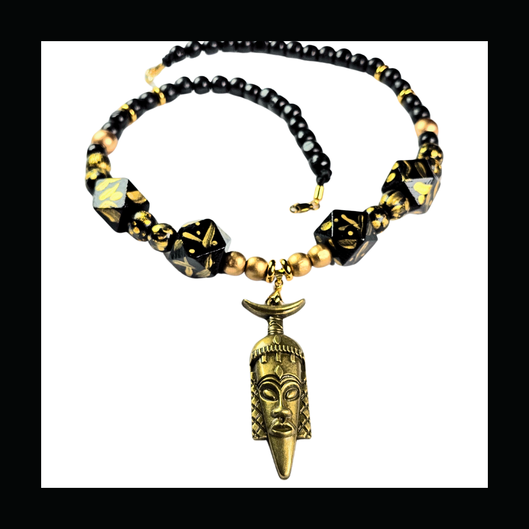 Man's Tribal Inspired Necklace Set