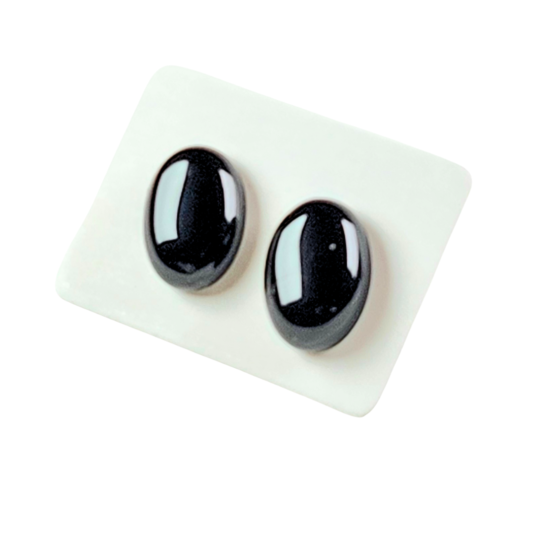 Post-Stud Gemstone Women-Men Earrings #4