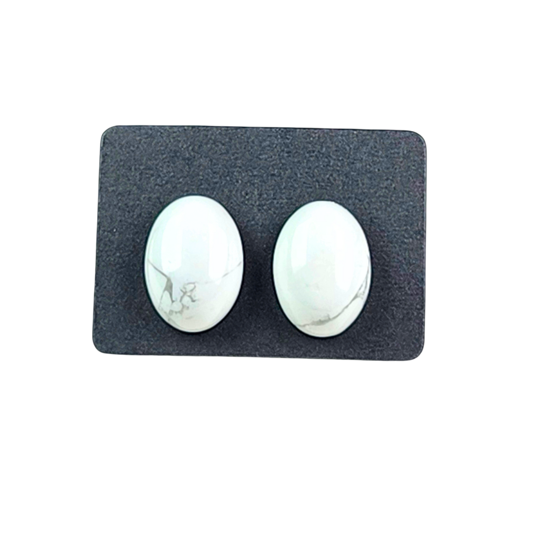 Post-Stud Gemstone Women-Men Earrings #10