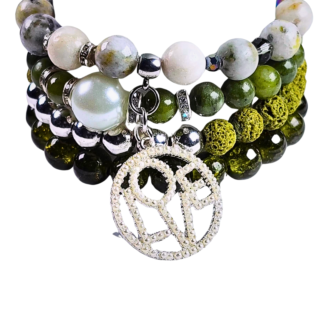 Super Exquisite 4-Piece "Love" Bracelet Set