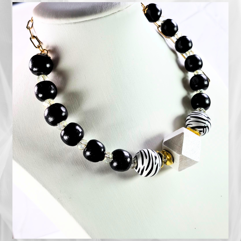 Elegant Black-White 3-Piece Set (W0138)