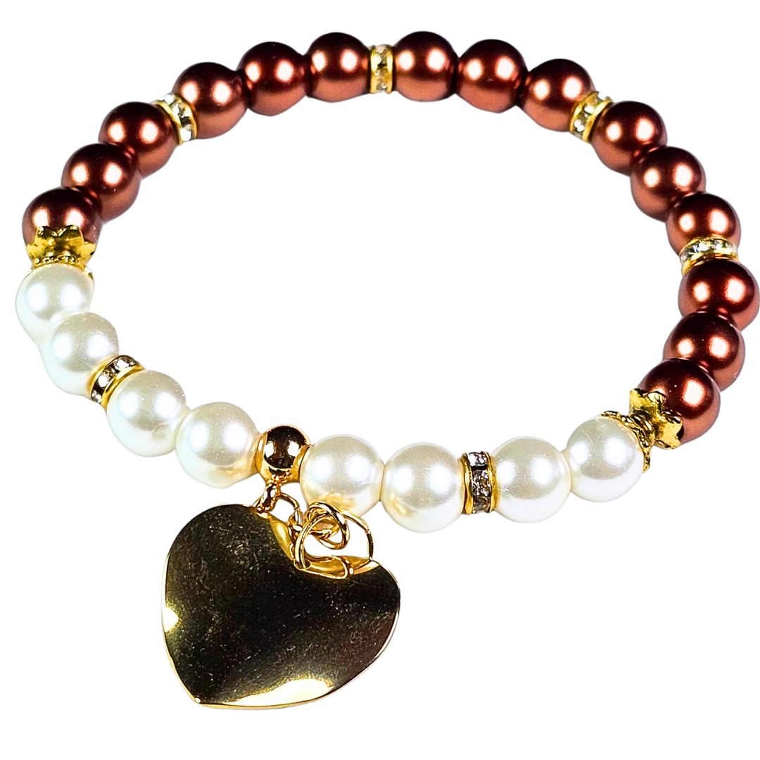 Extravagant Brown Bead Bracelet Set #2