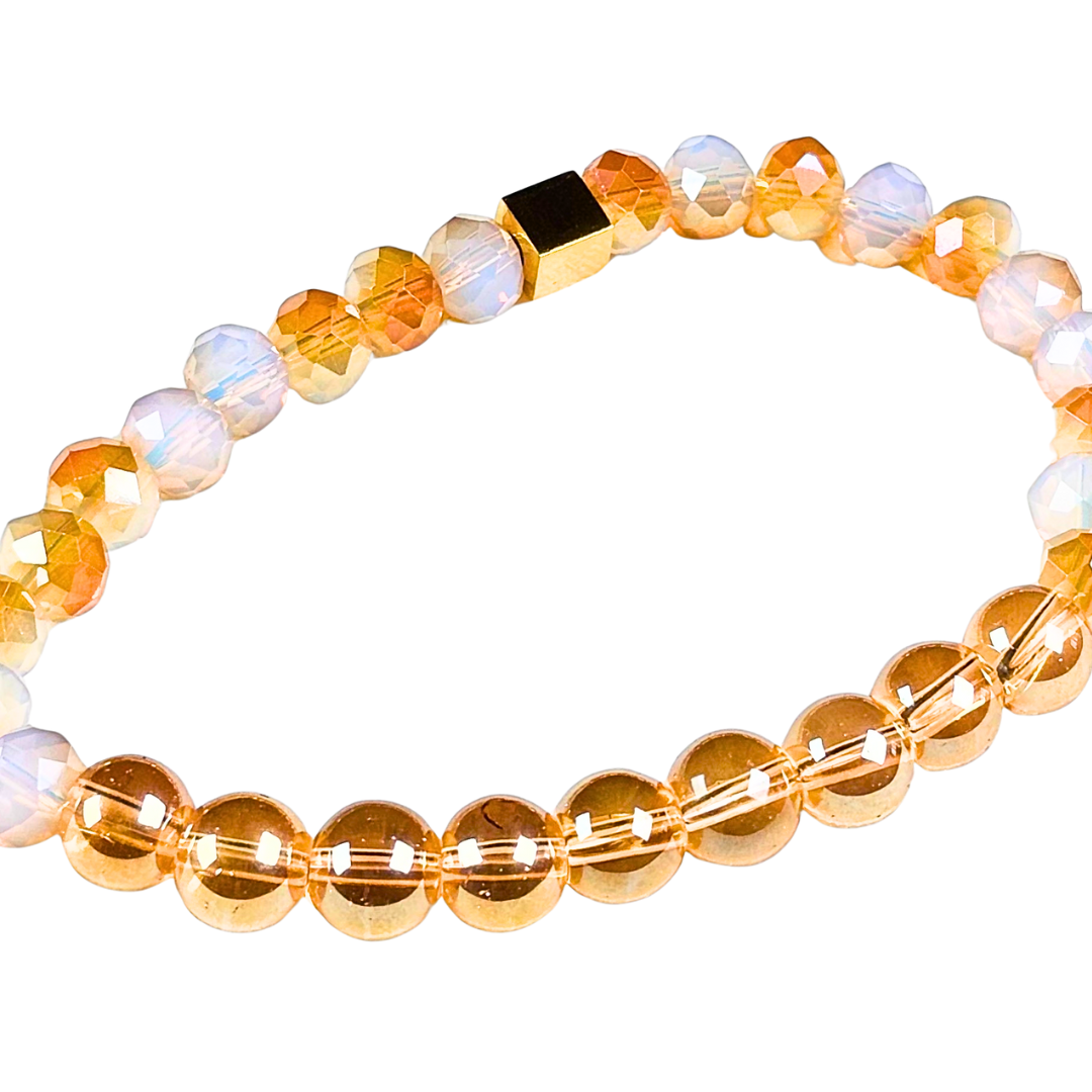 Extravagant Brown Bead Bracelet Set #1