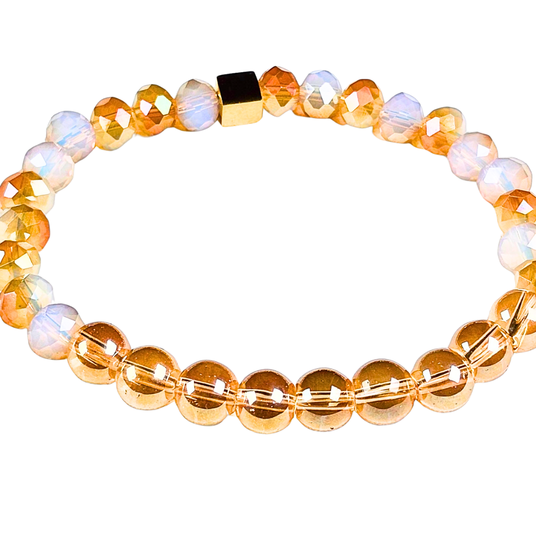 Extravagant Brown Bead Bracelet Set #2