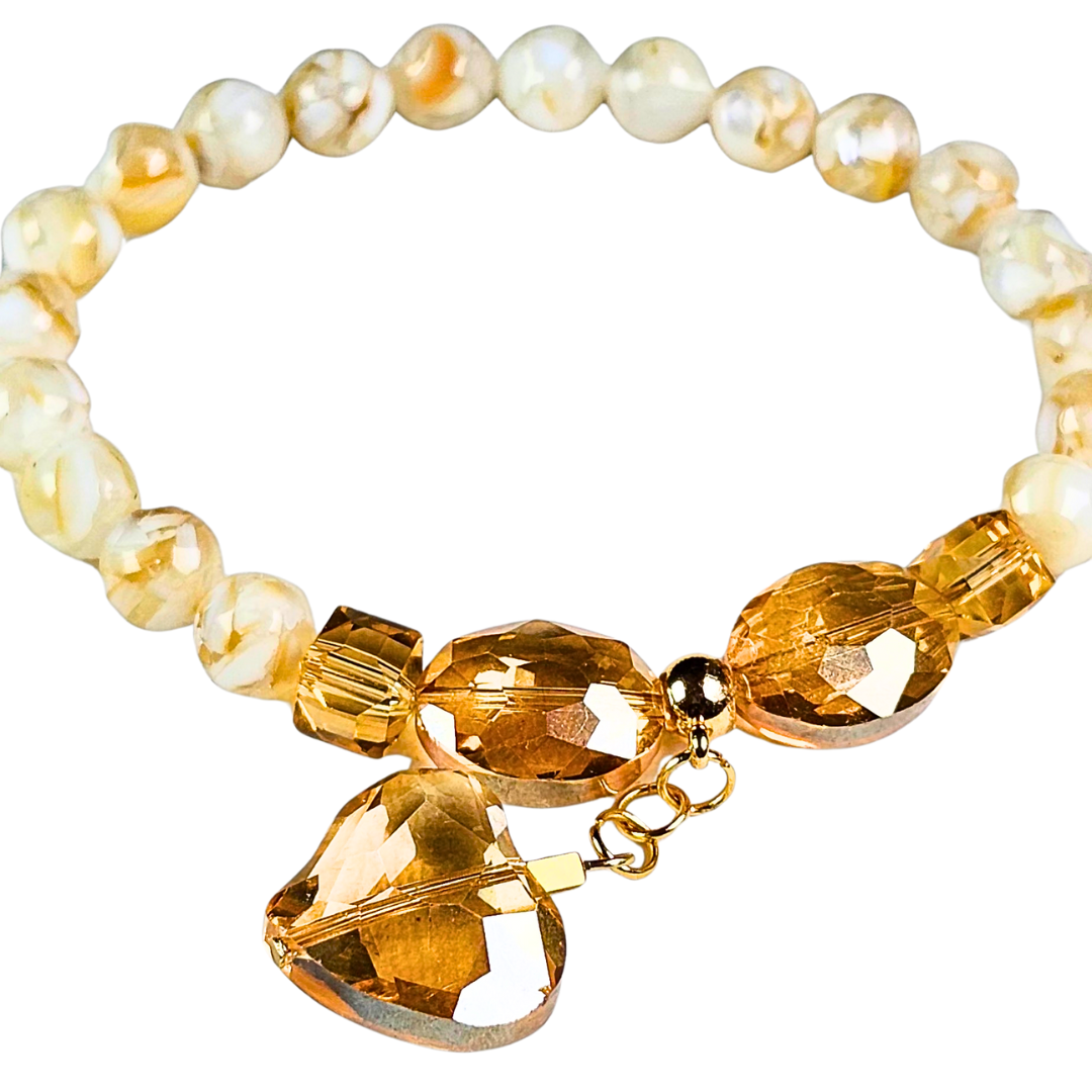 Extravagant Brown Bead Bracelet Set #1