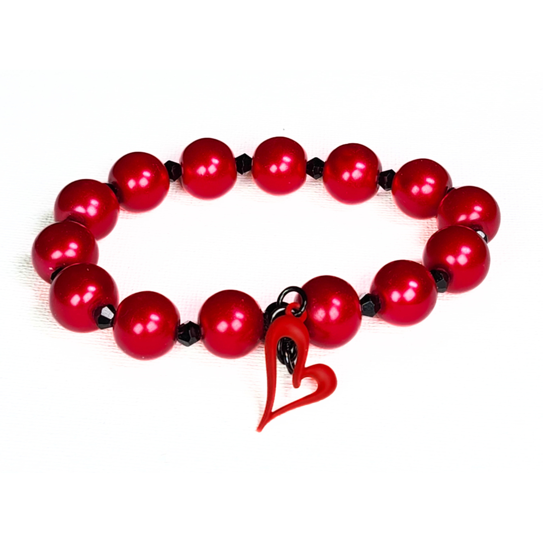 Jazzy Red-Black Jewelry Set #3