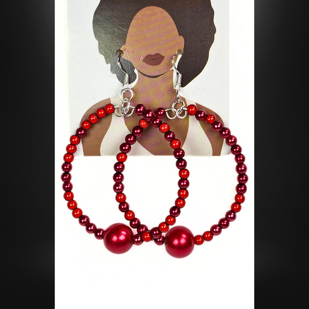 Jazzy Red-Black Jewelry Set #3