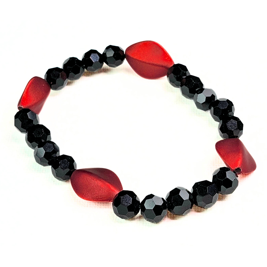 Jazzy Red-Black Jewelry Set #1