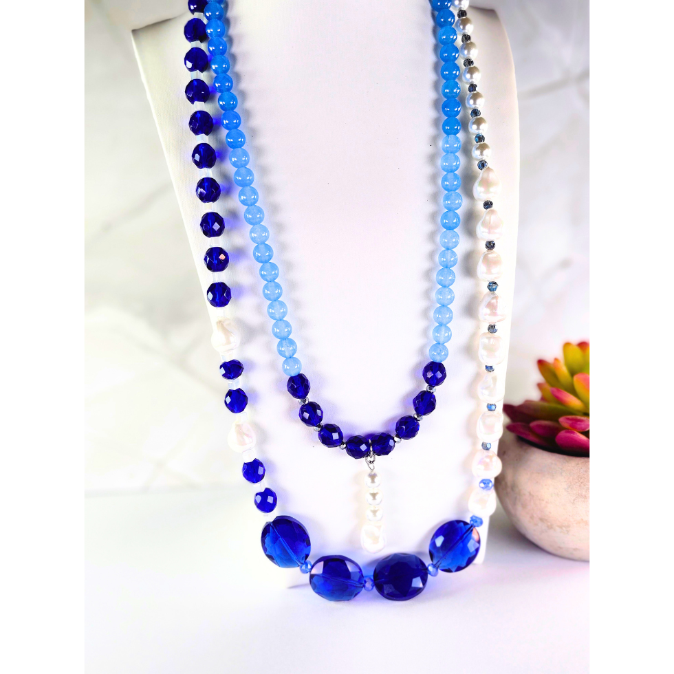 2-Piece Blue Statement Set (W0133)