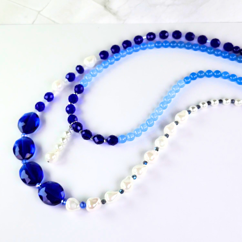 2-Piece Blue Statement Set (W0133)